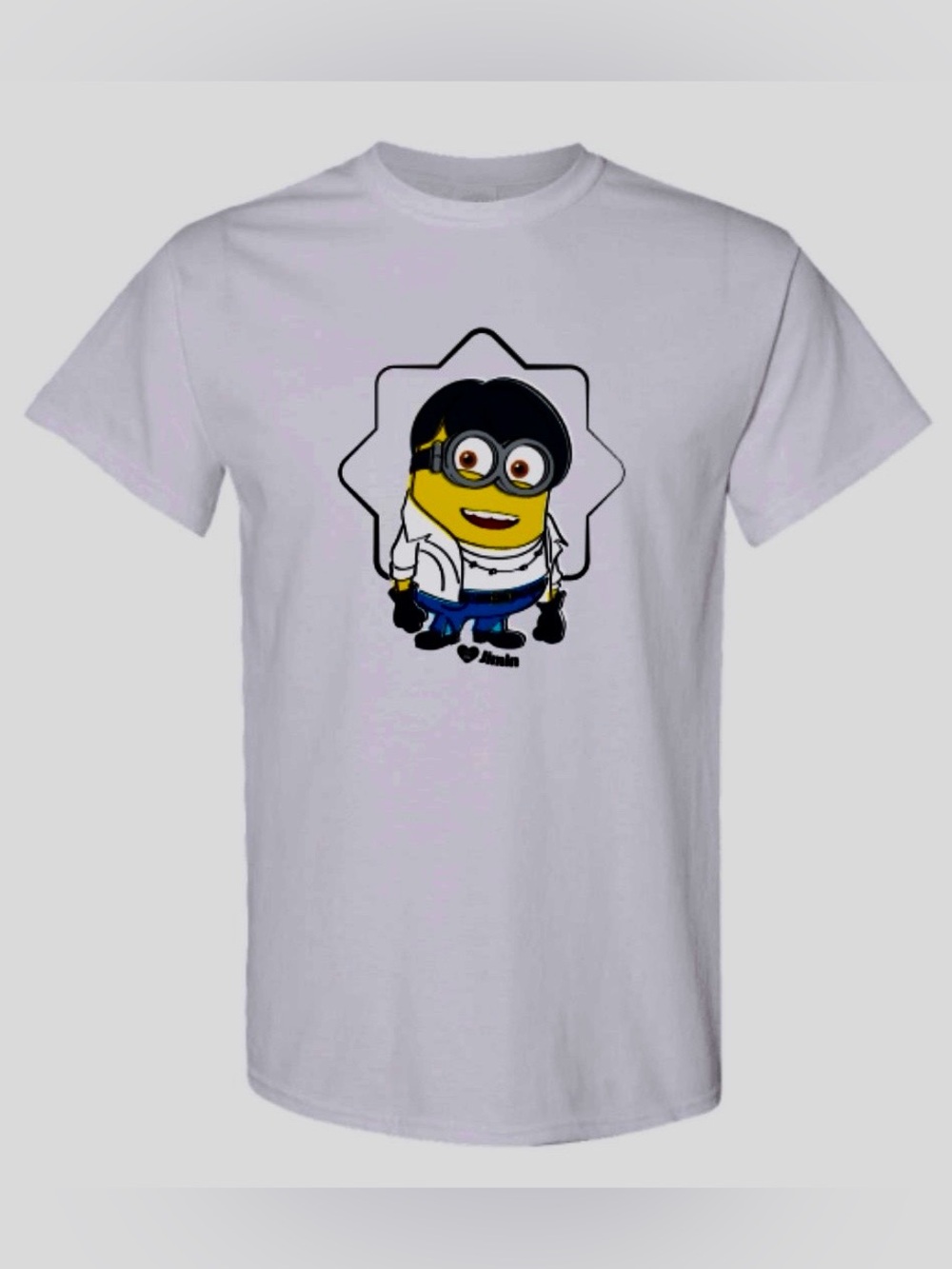BTS Despicable Me 4 Collaboration Jimin Tee New with Tag and Packaging Size Lg